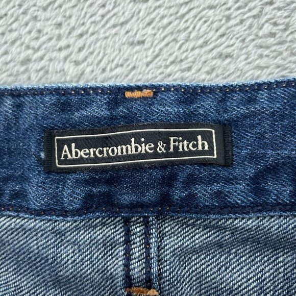 Abercrombie & Fitch Womens Distressed Size 28 Worn Look Button Fly 5087 - Picture 4 of 9